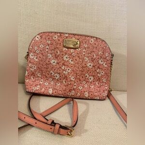 Michael Kors Coral Floral Crossbody Bag